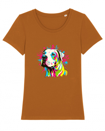 Dogo Argentino Pop Art Roasted Orange