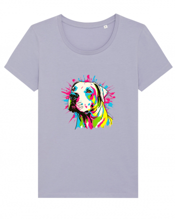 Dogo Argentino Pop Art Lavender