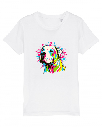 Dogo Argentino Pop Art White