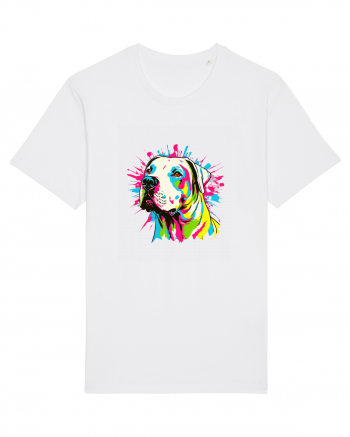 Dogo Argentino Pop Art White