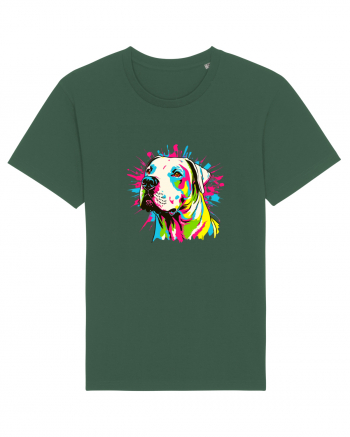 Dogo Argentino Pop Art Bottle Green