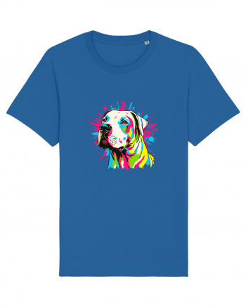 Dogo Argentino Pop Art Royal Blue