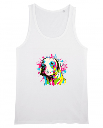 Dogo Argentino Pop Art White