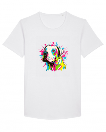 Dogo Argentino Pop Art White