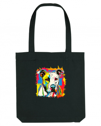 Dogo Argentino Pop Art Black