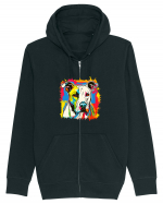 Dogo Argentino Pop Art Hanorac cu fermoar Unisex Connector