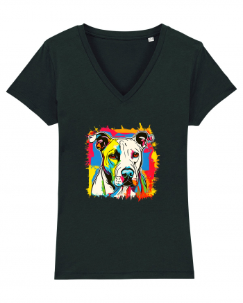 Dogo Argentino Pop Art Black