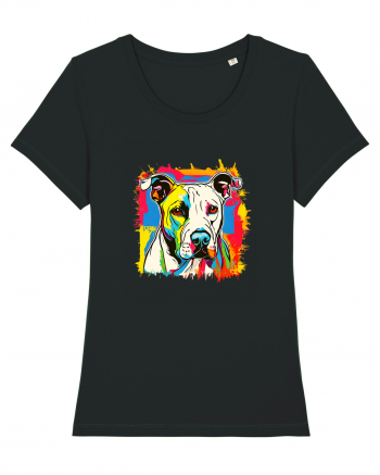 Dogo Argentino Pop Art Black