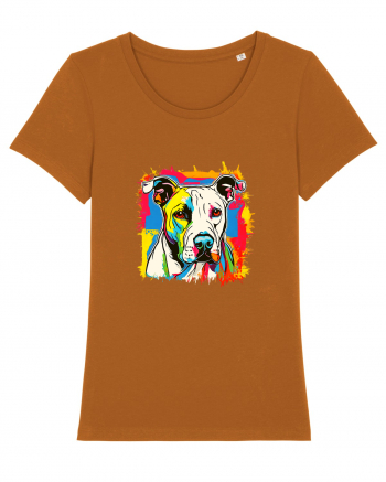 Dogo Argentino Pop Art Roasted Orange