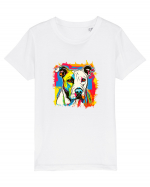 Dogo Argentino Pop Art Tricou mânecă scurtă  Copii Mini Creator