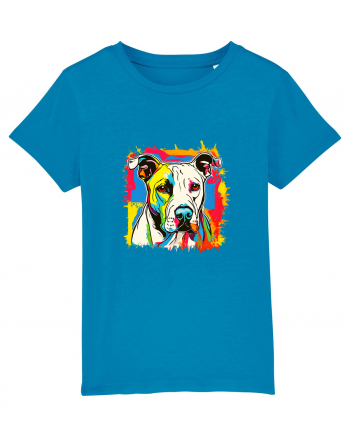 Dogo Argentino Pop Art Azur