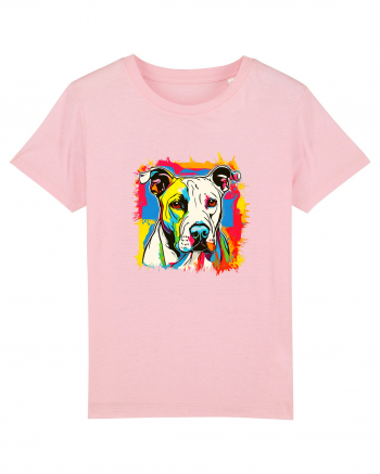 Dogo Argentino Pop Art Cotton Pink