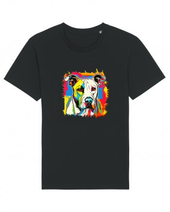 Dogo Argentino Pop Art Black