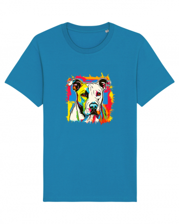 Dogo Argentino Pop Art Azur