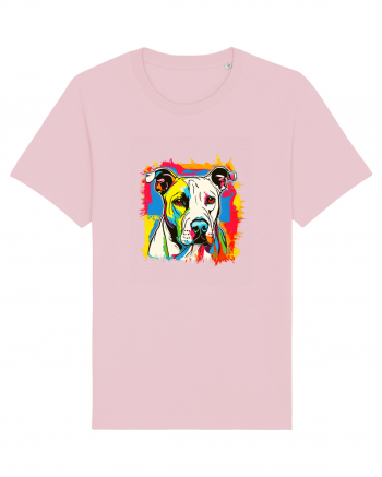 Dogo Argentino Pop Art Cotton Pink