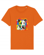 Dogo Argentino Pop Art Tricou mânecă scurtă Unisex Rocker