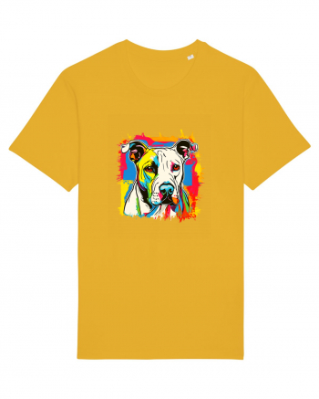 Dogo Argentino Pop Art Spectra Yellow