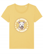 Dogo Argentino Tricou mânecă scurtă guler larg fitted Damă Expresser