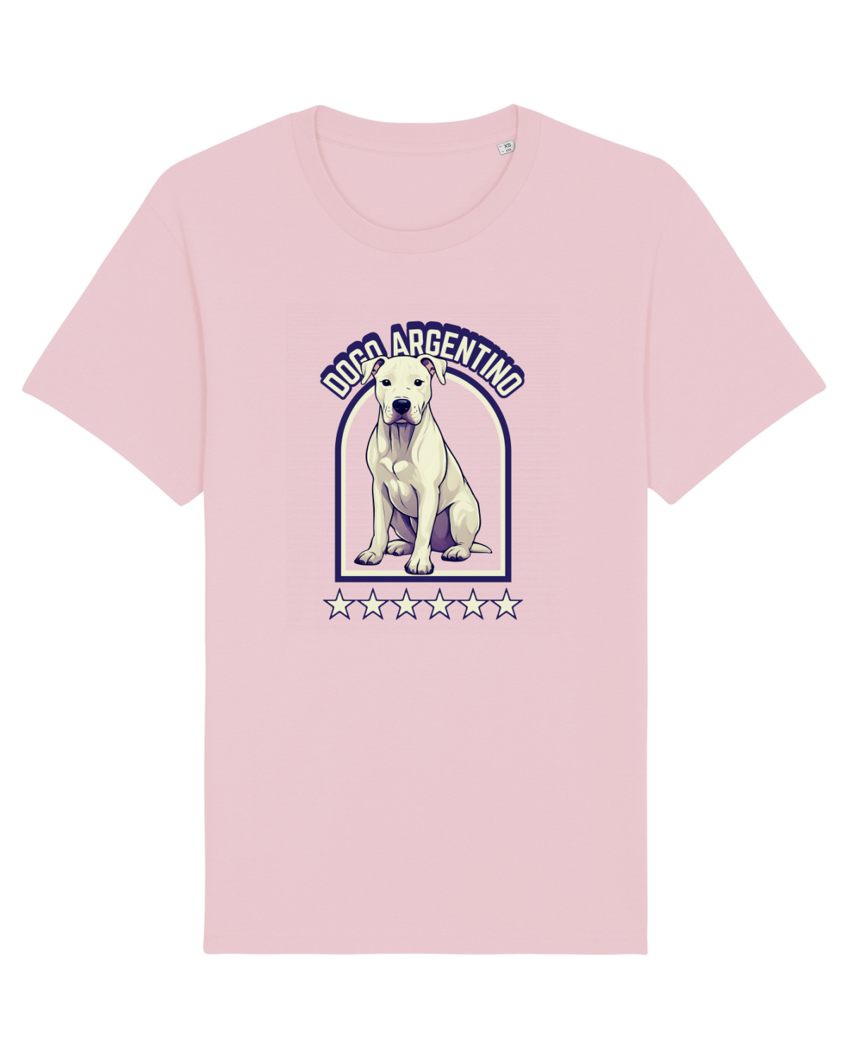 Tricou mânecă scurtă Unisex Rocker Cotton Pink