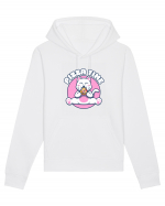 Cute kawaii cat eating pizza Hanorac Unisex Drummer