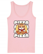 Cute kawaii cat eating pizza Maiou Damă Dreamer