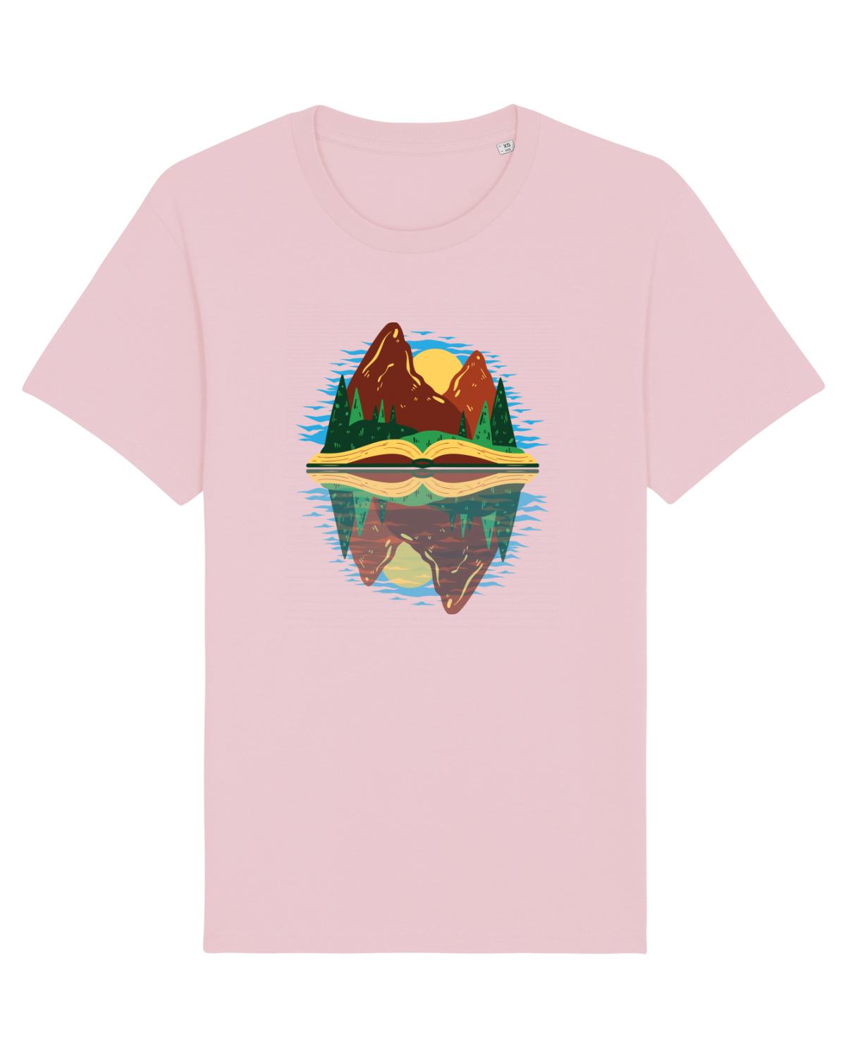Tricou mânecă scurtă Unisex Rocker Cotton Pink