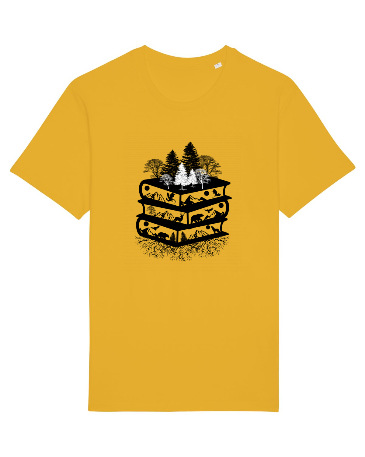 Tricou mânecă scurtă Unisex Rocker Spectra Yellow
