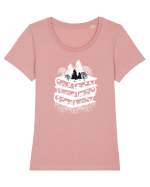 Nature And books Tricou mânecă scurtă guler larg fitted Damă Expresser
