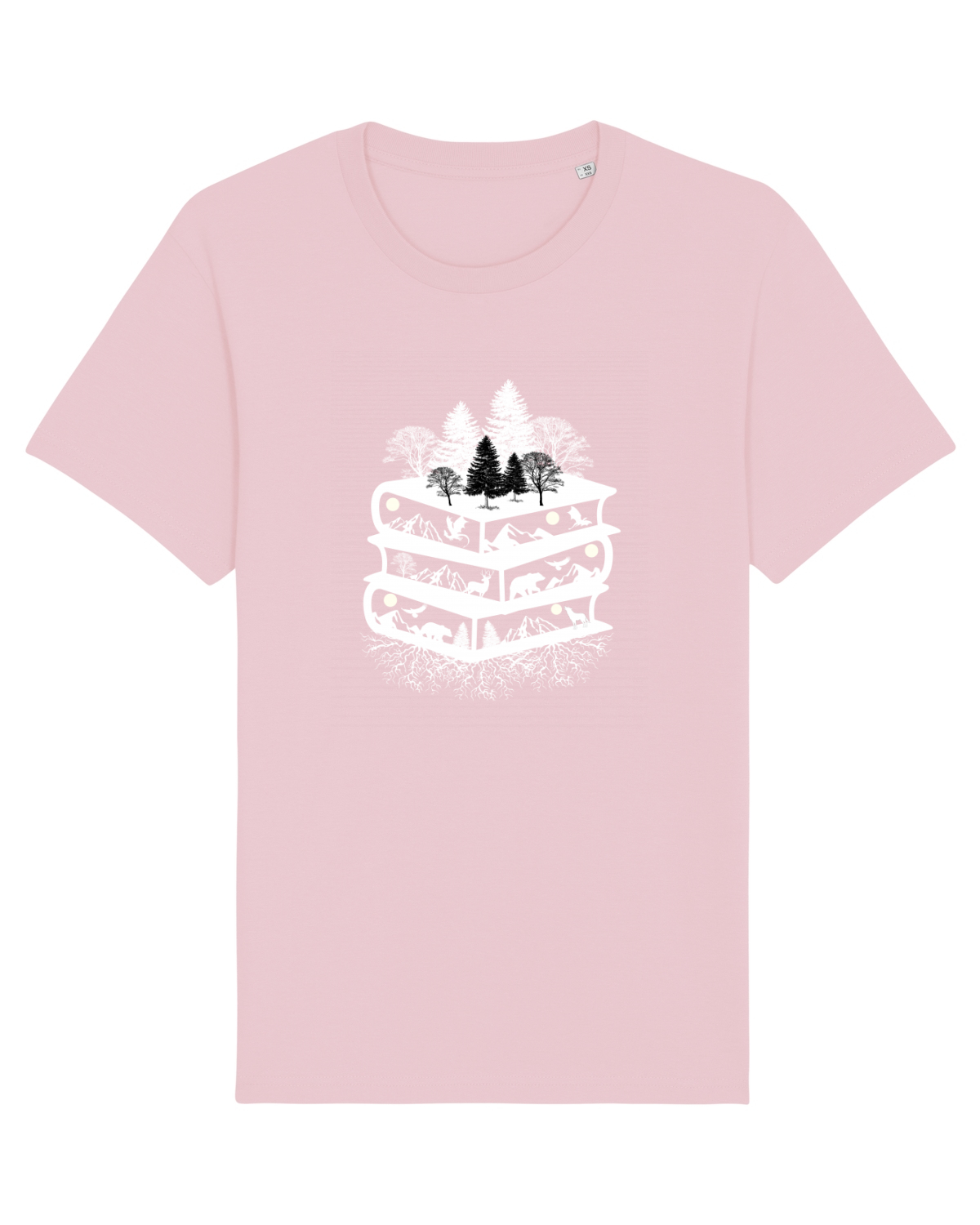 Tricou mânecă scurtă Unisex Rocker Cotton Pink