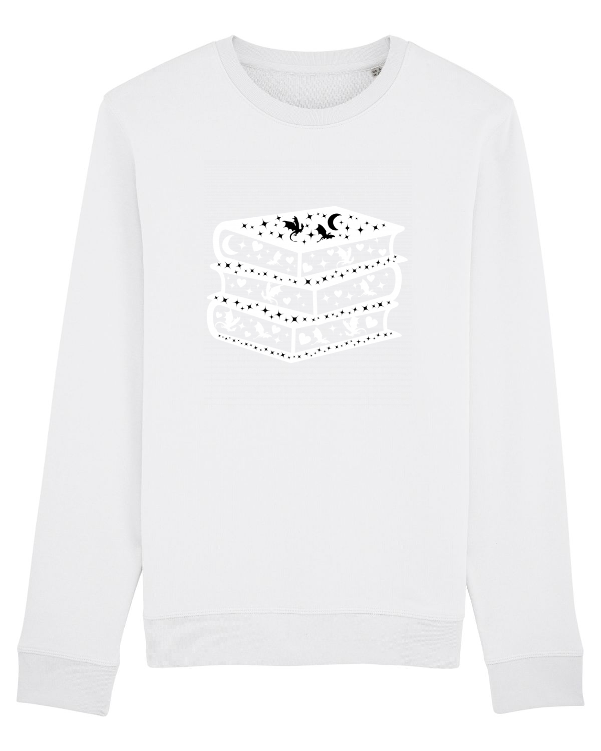 Bluză mânecă lungă Unisex Rise White