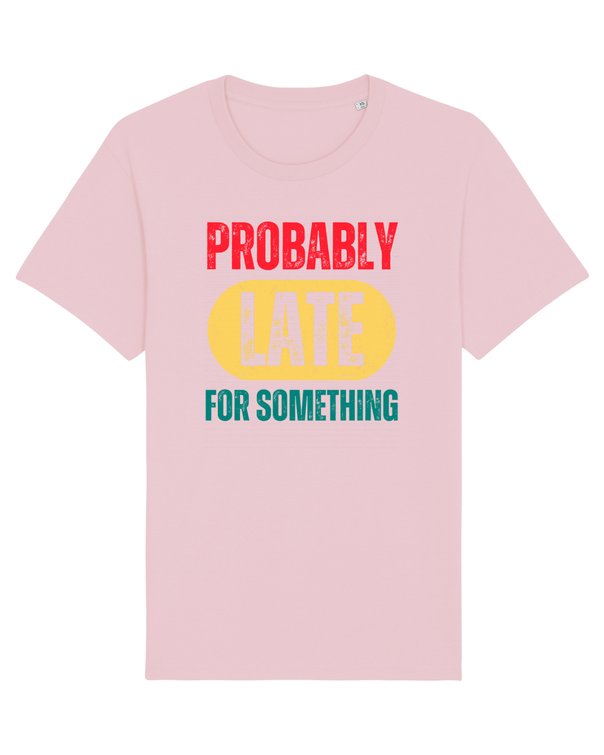 Tricou mânecă scurtă Unisex Rocker Cotton Pink