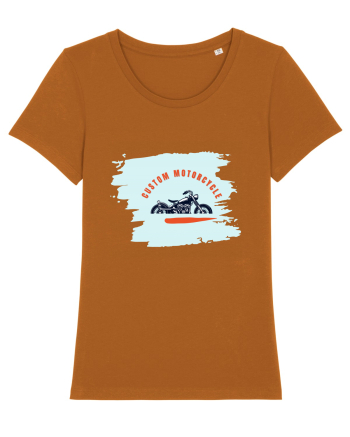 Custom Motorcycle Roasted Orange