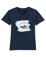 Custom Motorcycle Tricou mânecă scurtă guler V Bărbat Presenter