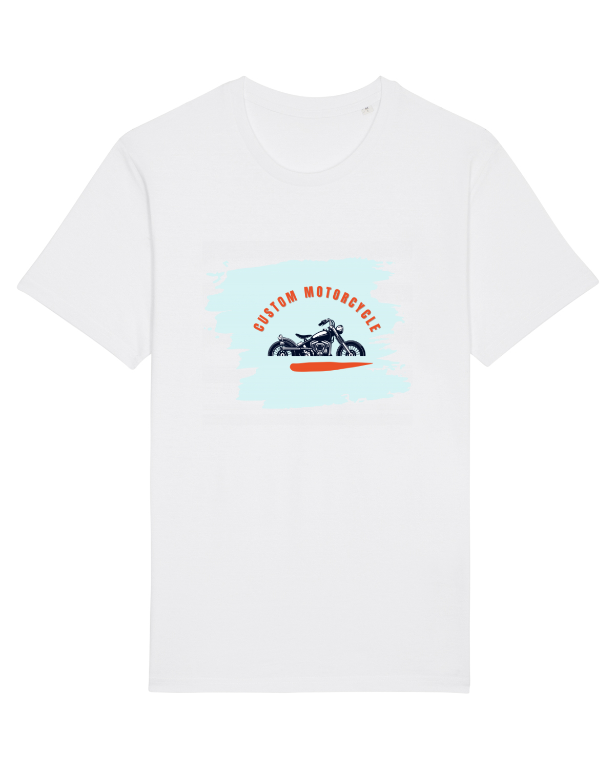 Tricou mânecă scurtă Unisex Rocker White