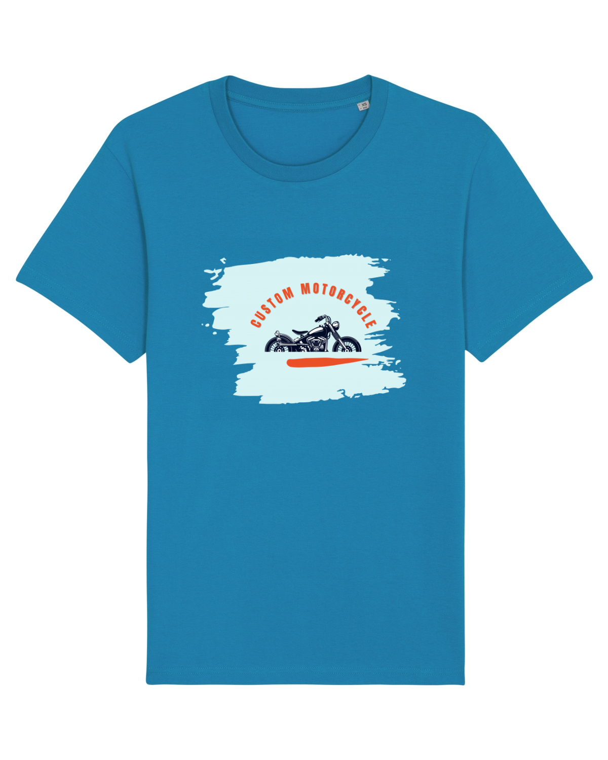 Tricou mânecă scurtă Unisex Rocker Azur