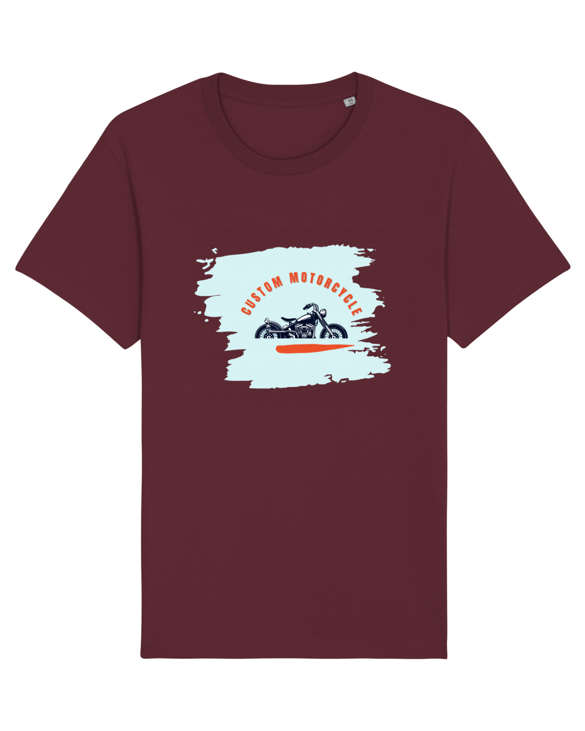 Tricou mânecă scurtă Unisex Rocker Burgundy
