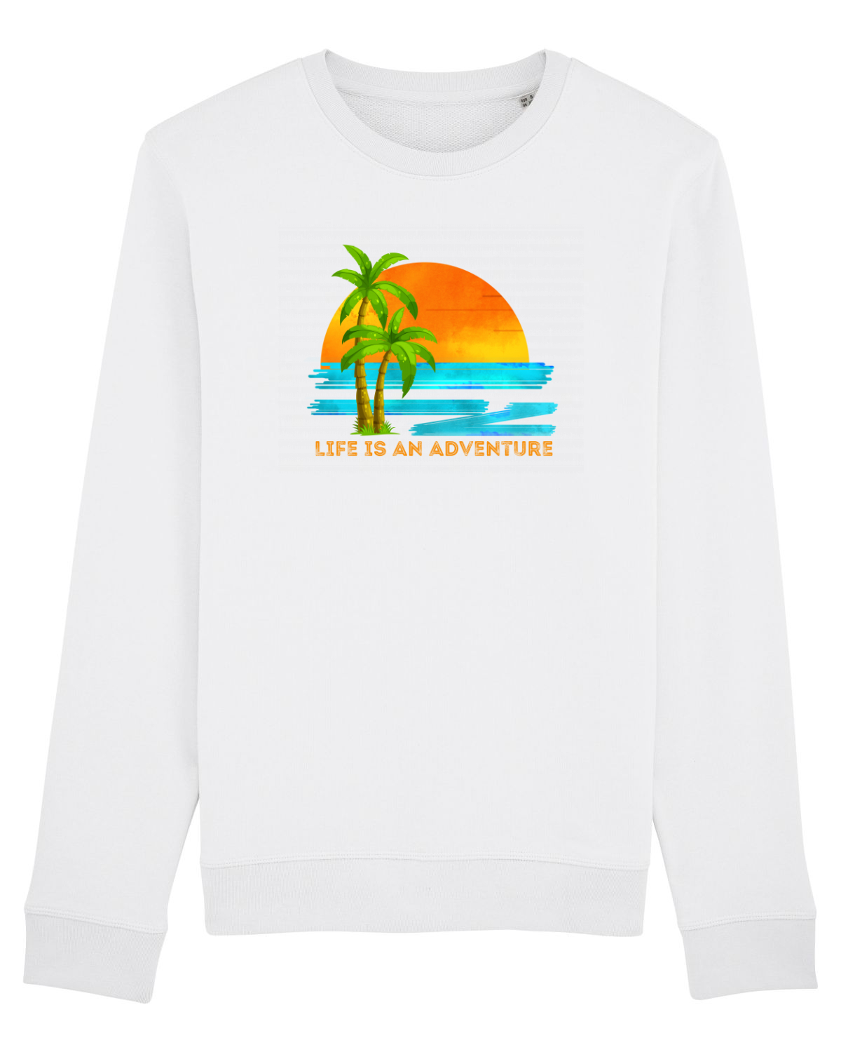 Bluză mânecă lungă Unisex Rise White