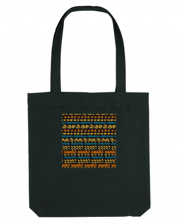 African Pattern Black