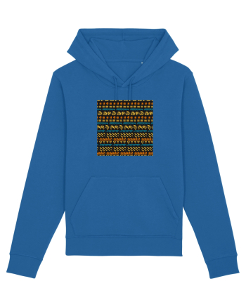 African Pattern Royal Blue