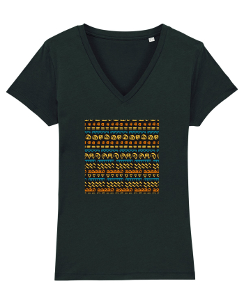 African Pattern Black