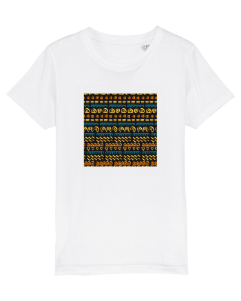 African Pattern White