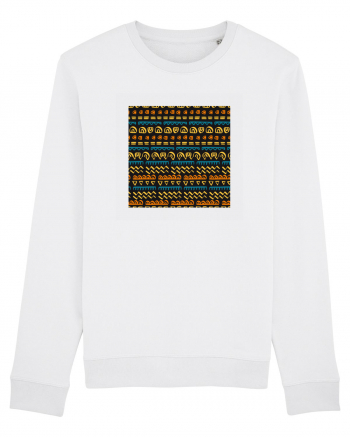 African Pattern White