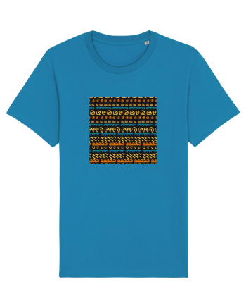 African Pattern Azur