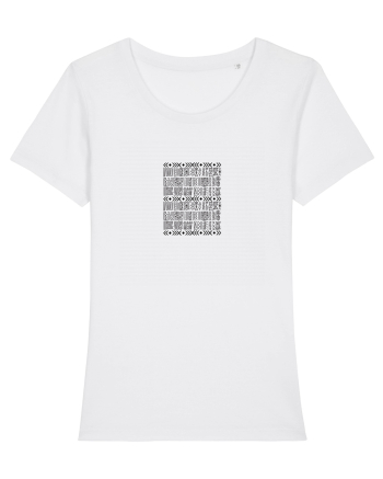 African Pattern White
