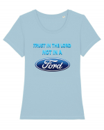 Ford lovers Tricou mânecă scurtă guler larg fitted Damă Expresser