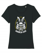 Anarch-egg - Iepurasul punk Tricou mânecă scurtă guler larg fitted Damă Expresser