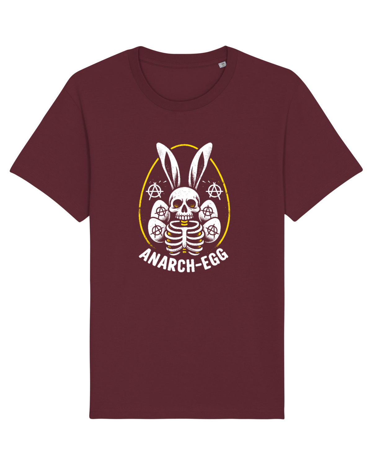 Tricou mânecă scurtă Unisex Rocker Burgundy