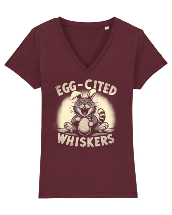 Eggcited wiskers Burgundy
