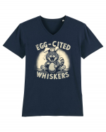 Eggcited wiskers Tricou mânecă scurtă guler V Bărbat Presenter