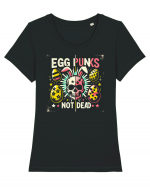 Egg punks not dead Tricou mânecă scurtă guler larg fitted Damă Expresser